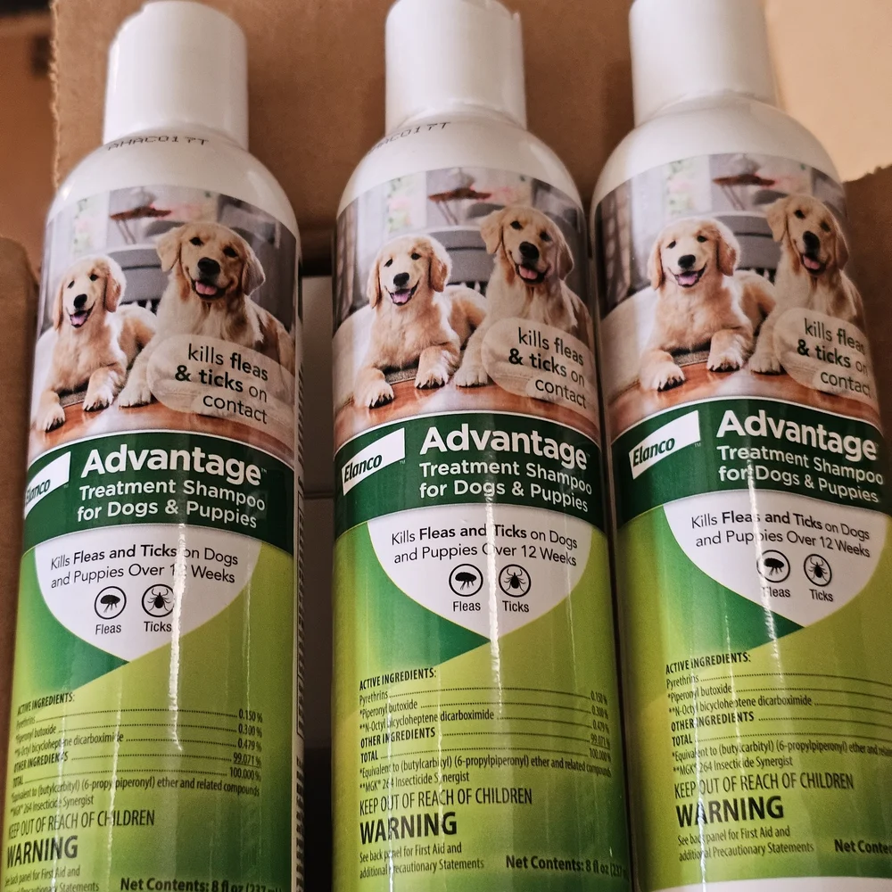 3pk Advantage Treatment Shampoo for Dogs & Puppies